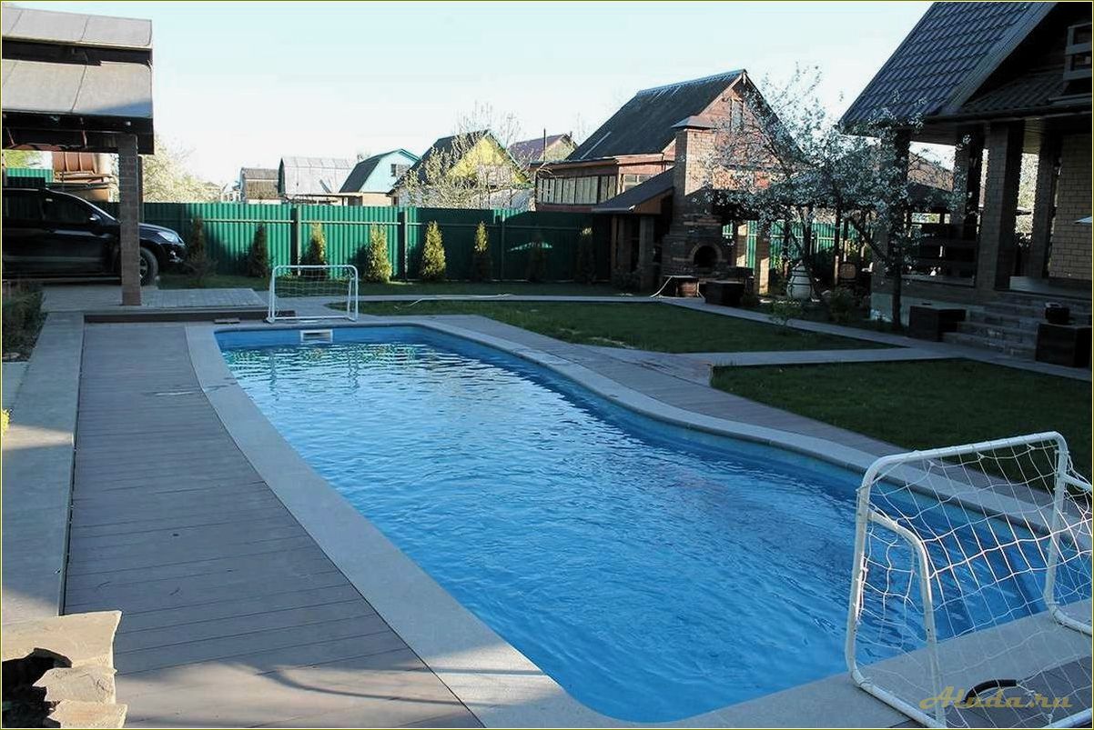 Места отдыха в Тамбовской области с бассейном