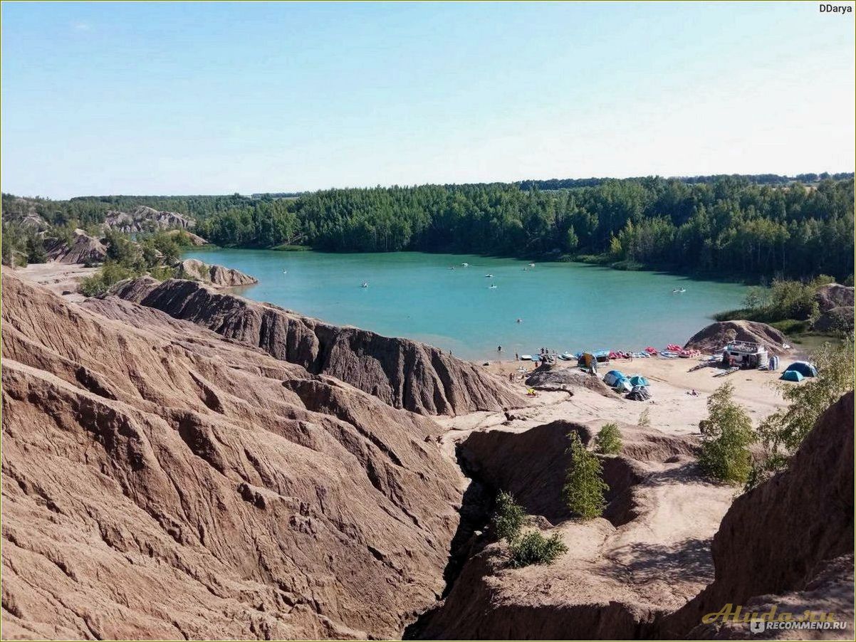 Отдых на голубых озерах Тульской области