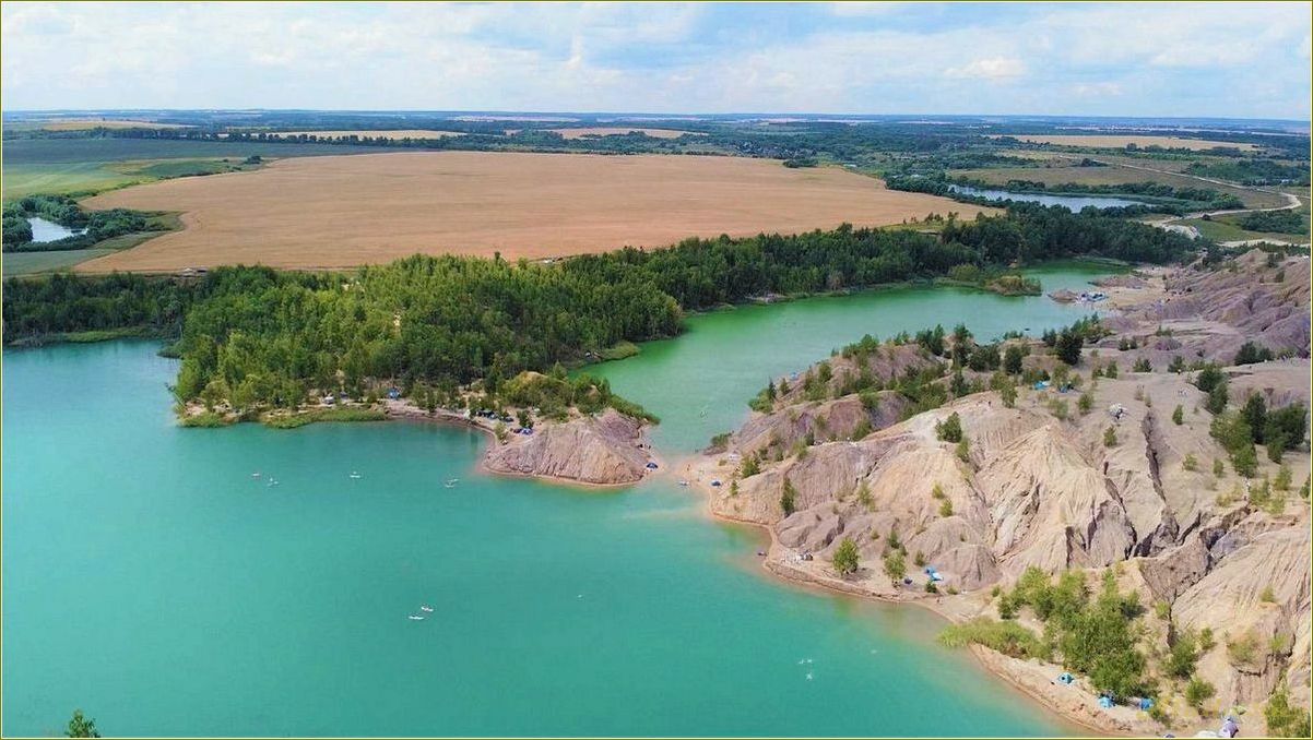 Отдых на голубых озерах Тульской области