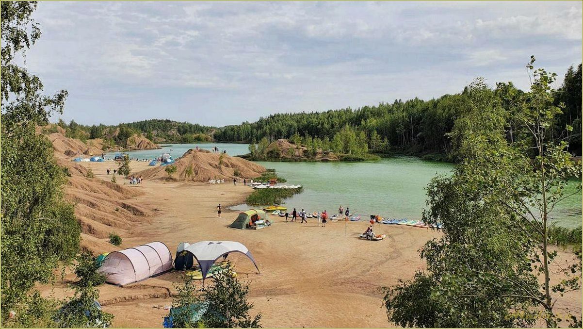 Отдых на голубых озерах Тульской области