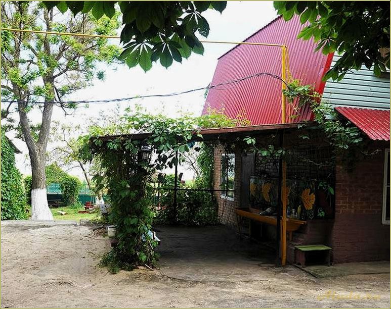 Отдых в Приморке Ростовской области — комфорт и уют в теремках