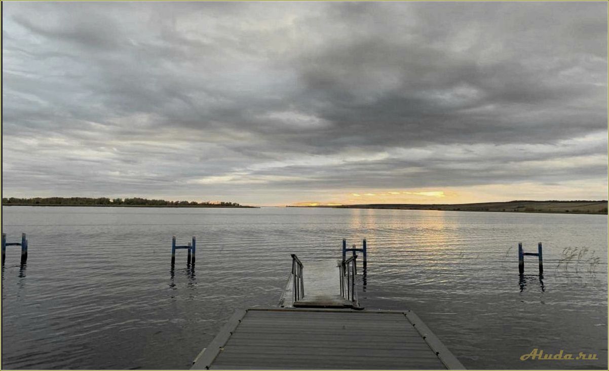 Самарская область Кутулукское водохранилище базы отдыха на нем