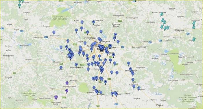 Адреса и достопримечательности Московской области — уникальные места, которые стоит посетить