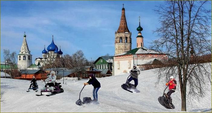 Разнообразные возможности активного отдыха в Владимире и Владимирской области — от пеших прогулок до экстремальных видов спорта