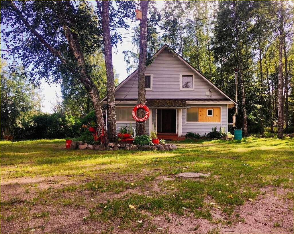 Матроскин база отдыха в Ленинградской области — уникальный курорт, идеальный для семейного отдыха и активного времяпрепровождения