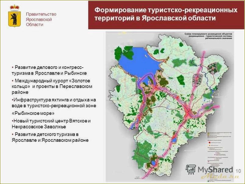 Особенности развития туризма в Ярославской области