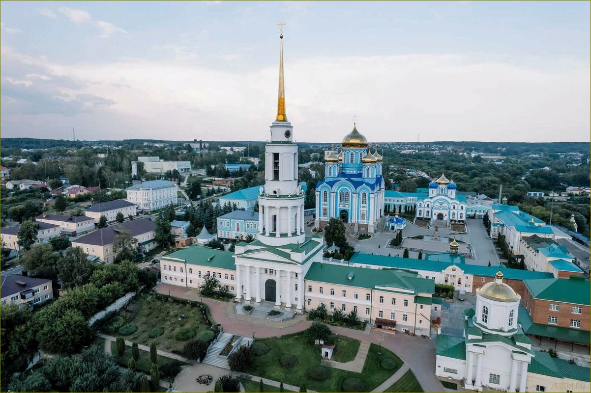Путеводитель по достопримечательностям Липецкой области — список и описание самых интересных мест Задонска и его окрестностей