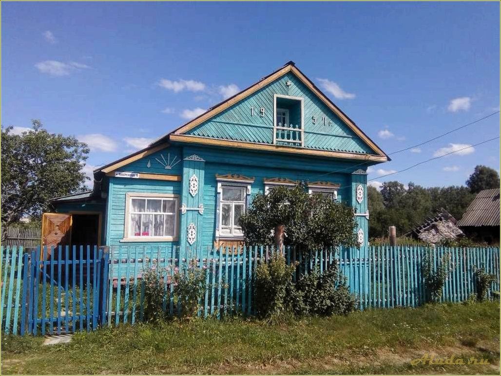 Отдых в деревне в Ярославской области по низкой цене
