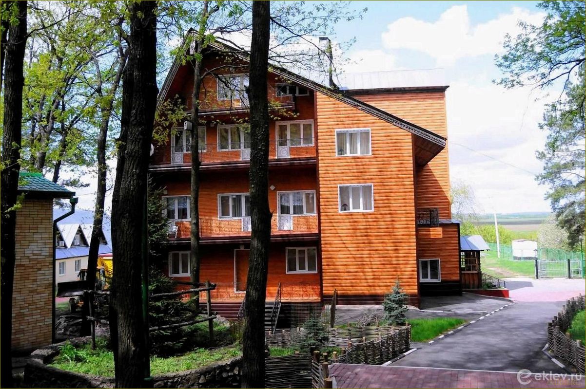 (лучшие, дома, отдыха, липецке, липецкой) Лучшие дома для отдыха в Липецке и Липецкой области — выберите идеальное место для релакса и наслаждения природой