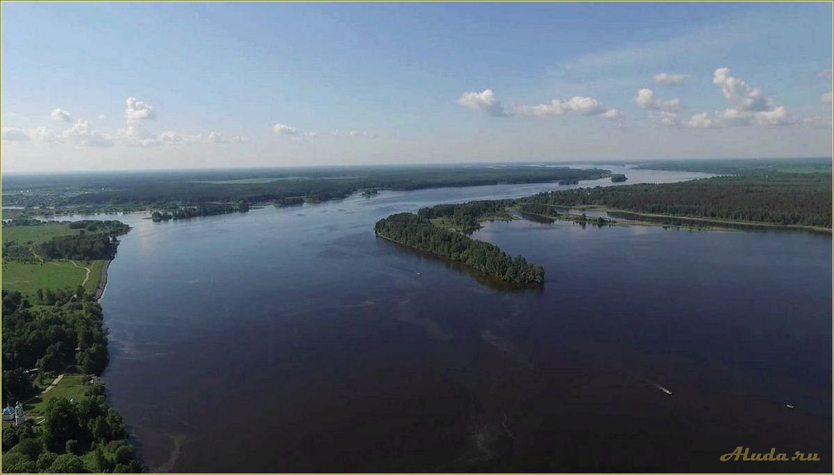 Река Волга в Тверской области: отдых на берегу