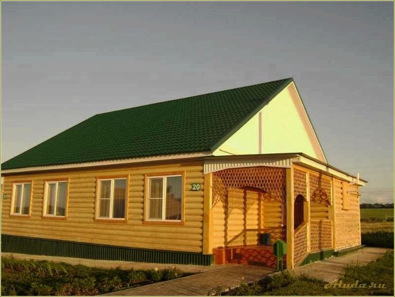 Село Ягодное в Самарской области — идеальное место для отдыха и базы отдыха в природной гармонии