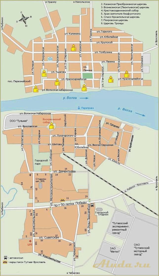 (тутаев, ярославская, область, достопримечательности, карта) Тутаев, Ярославская область: достопримечательности и карта