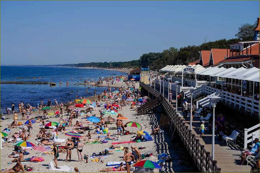 Зеленоградск Калининградской области — идеальное место для отдыха в августе с песчаными пляжами 