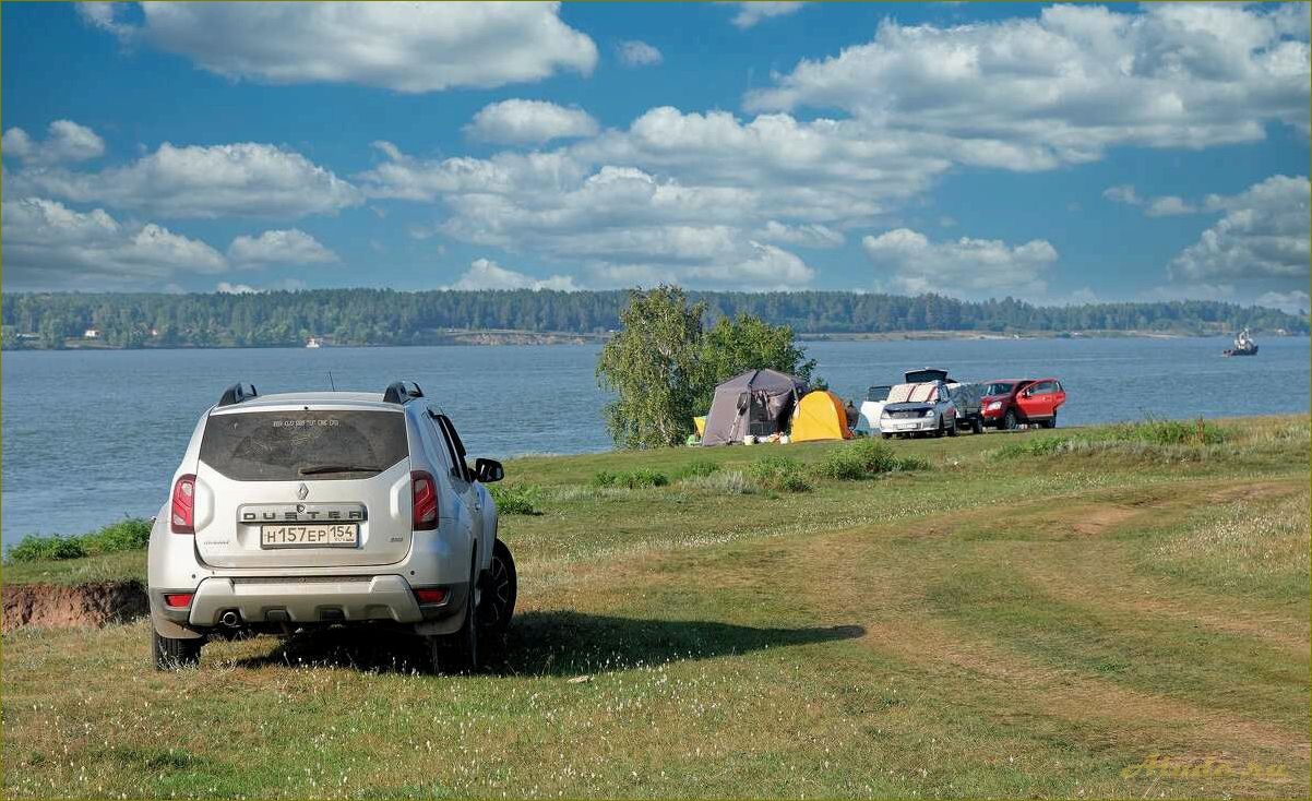 Новосибирская область — отдых с палатками на берегах Обского моря