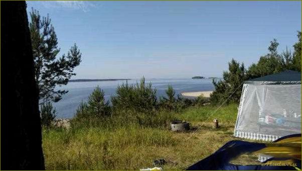 Новосибирская область — отдых с палатками на берегах Обского моря