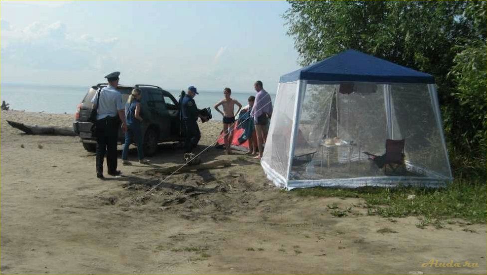 Новосибирская область — отдых с палатками на берегах Обского моря
