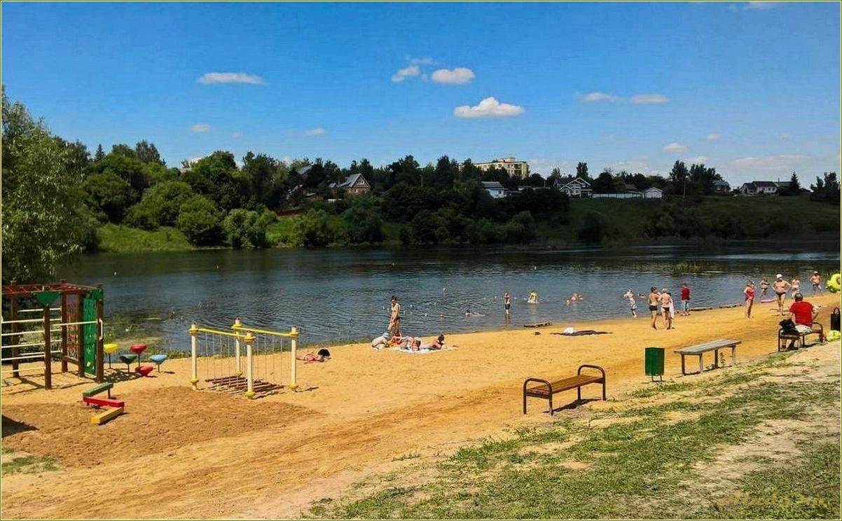 Отдых на берегу в Тульской области
