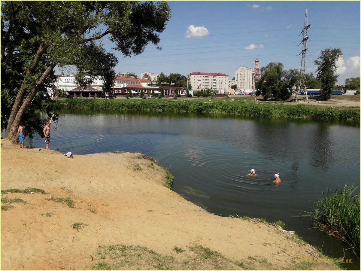 Отдых в Тамбовской области с пляжем