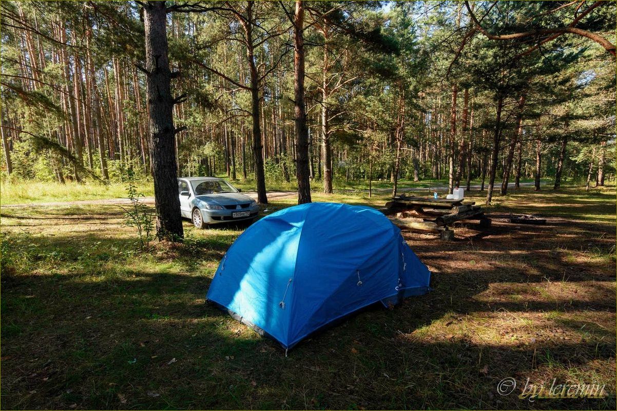Отдых с палатками по орловской области все места