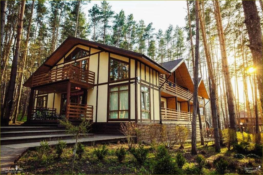 База отдыха в Липецкой области — все включено — отличный вариант для полноценного отдыха и развлечений