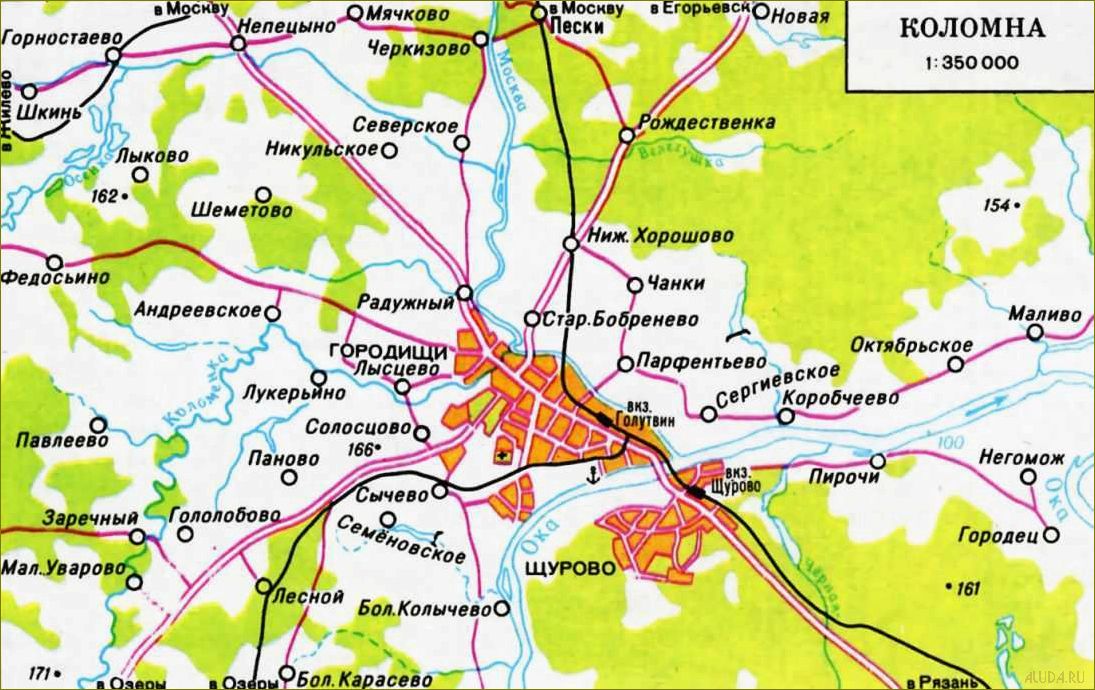 Коломенский район Московской области — идеальное место для отдыха и природных прогулок в окружении великолепной природы