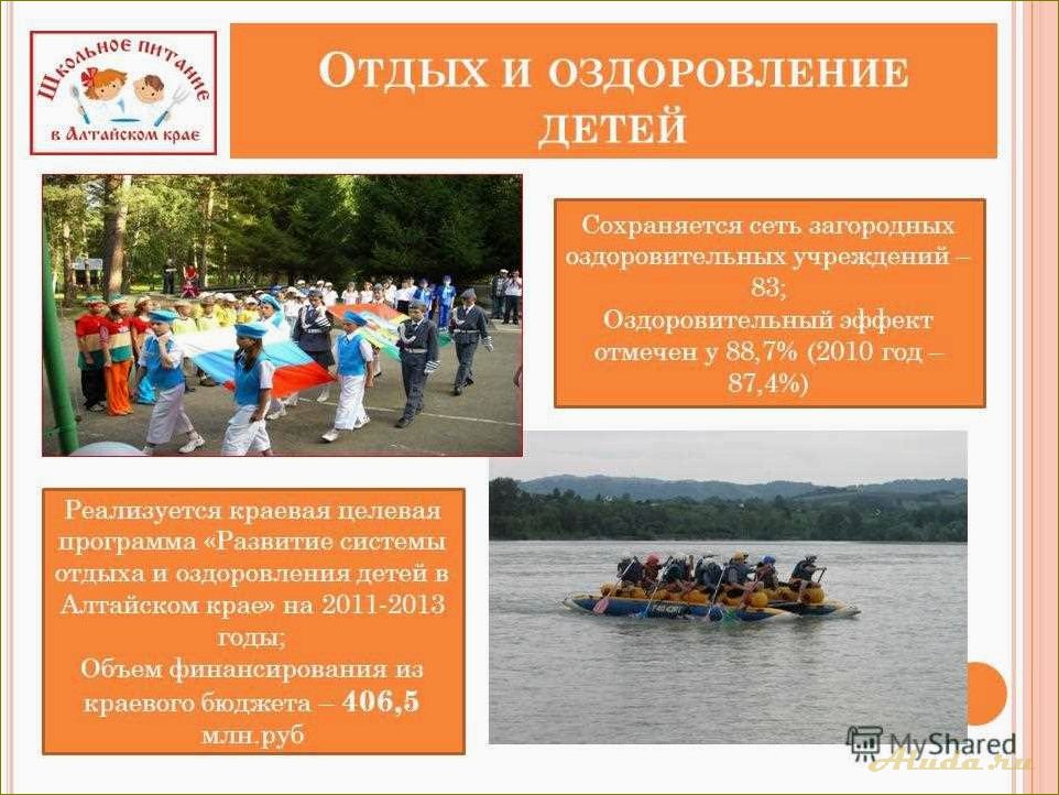 Реестр отдыха и оздоровления детей в Оренбургской области — новые возможности для здоровья и активного отдыха