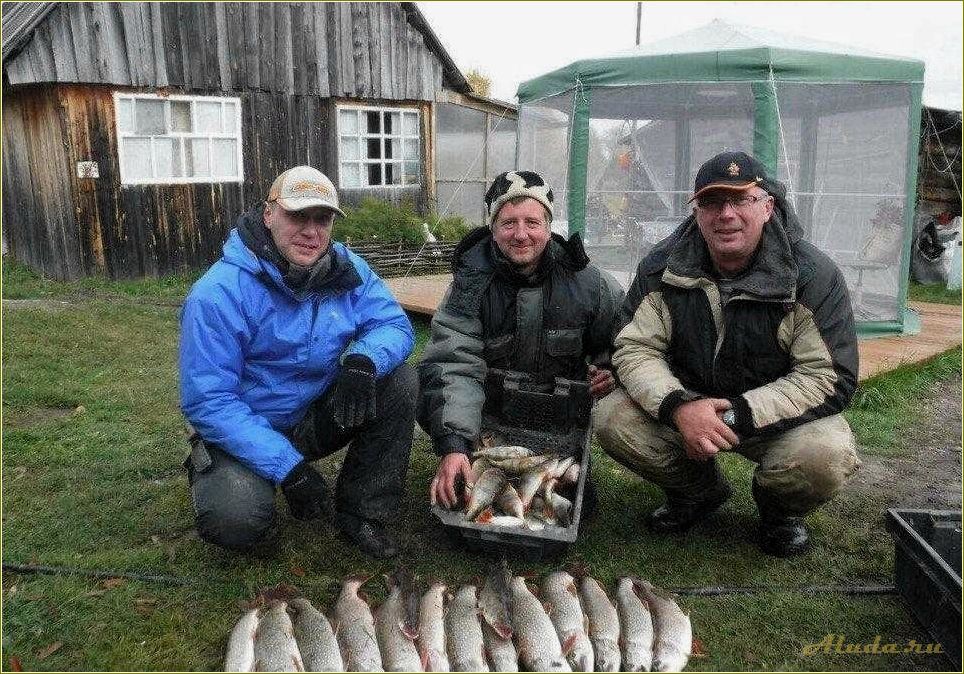 Рыбалка на базе отдыха в Томской области