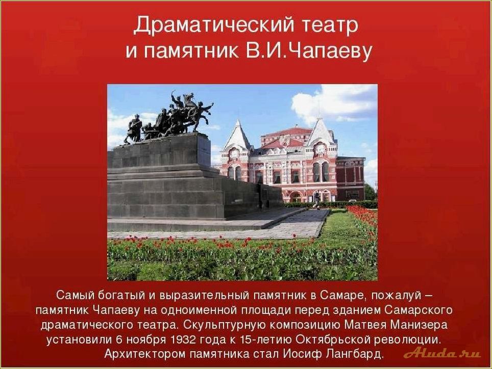 Список достопримечательностей самарской области