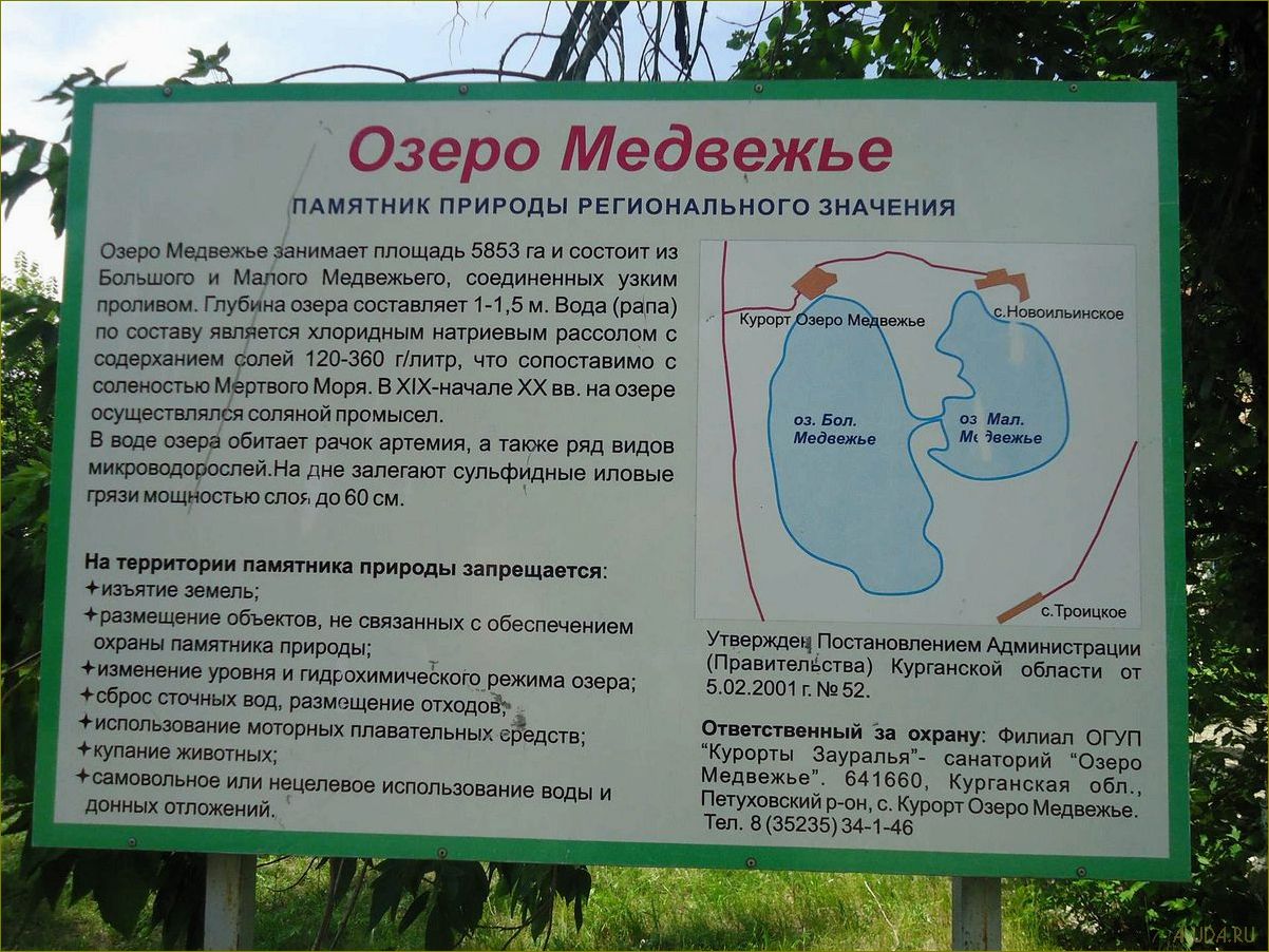 Отдых на озере Медвежье — Курганская область предлагает идеальную базу отдыха для полного релакса и наслаждения природой