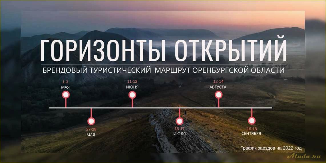 Программы по туризму в оренбургской области — откройте для себя богатство природы, истории и культуры