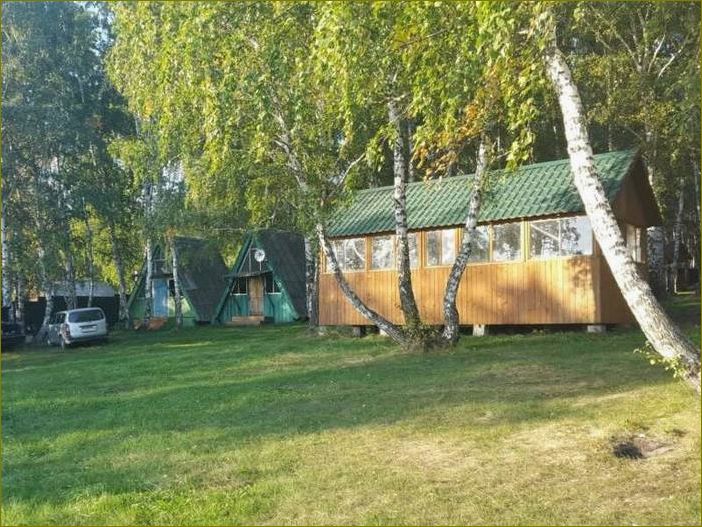 База отдыха в живописной природной зоне Белово, расположенной в Кемеровской области