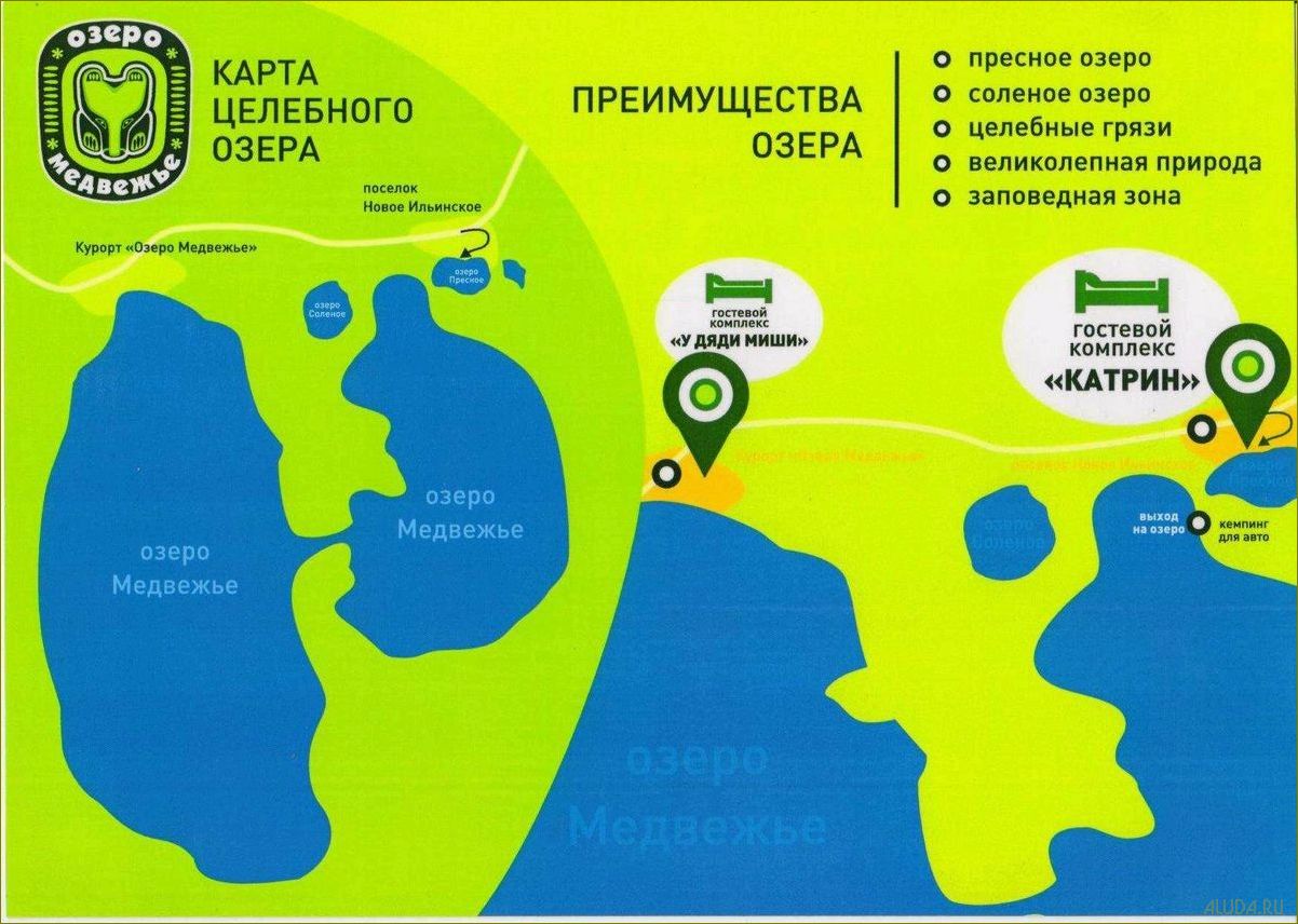 Базы отдыха на озере Медвежьем Курганская область — отличный вариант для спокойного и комфортного отдыха на природе