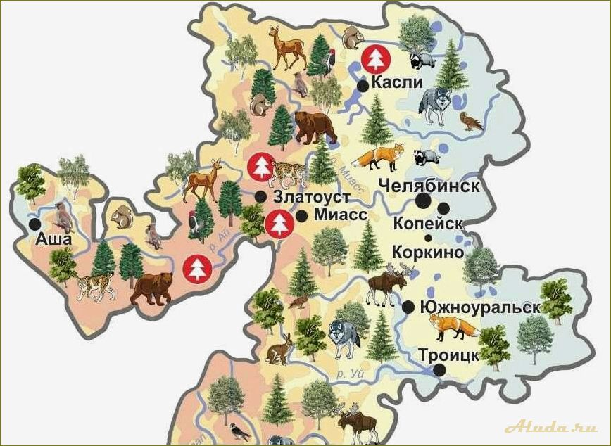 (путешествие, челябинской, области, карта, маршруты) Путешествие по Челябинской области: карта и маршруты