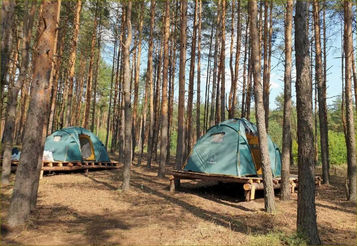 Отдых с палаткой в Белгородской области — лучшие места для незабываемых приключений в окружении природы