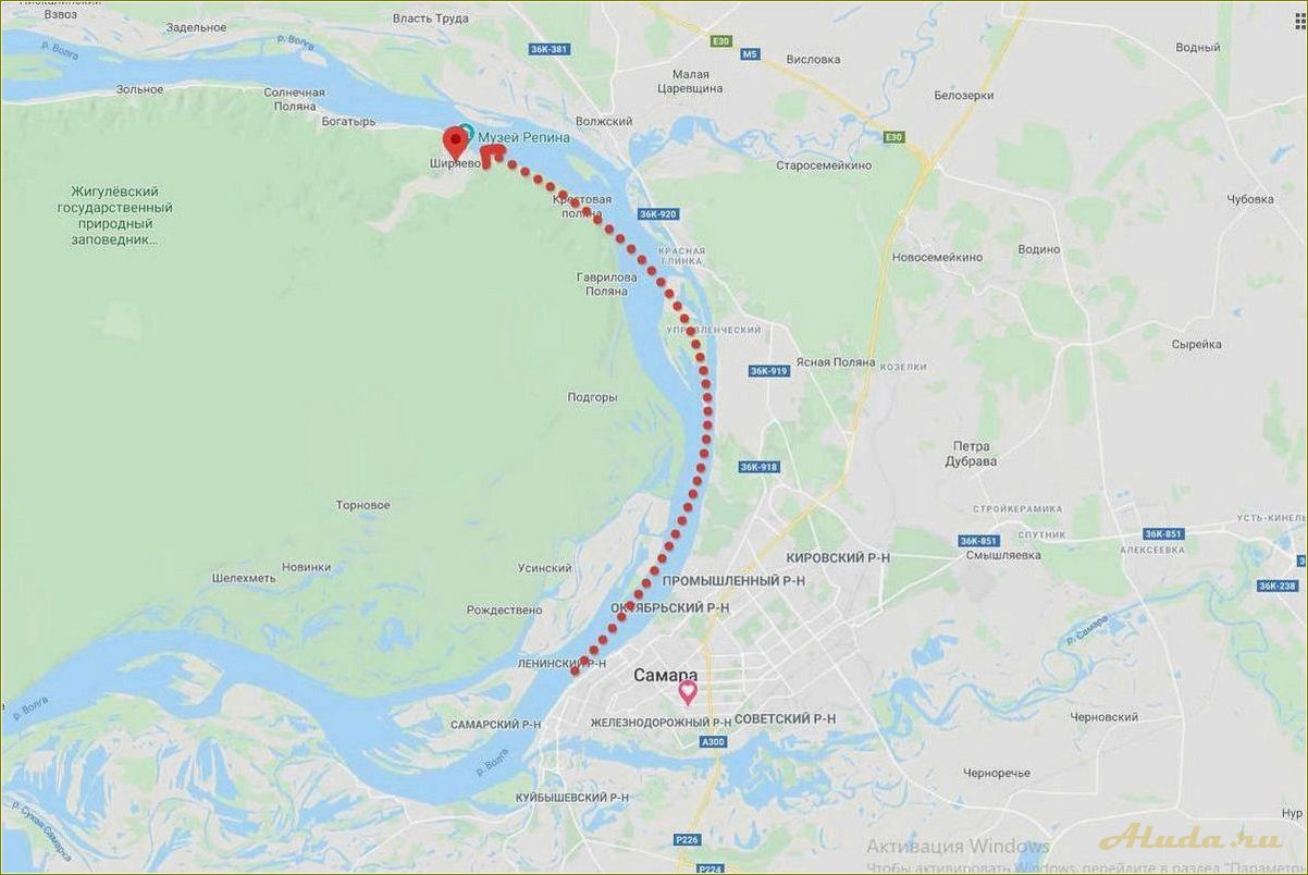 Достопримечательности Ширяево: путешествие по самарской области на теплоходе.