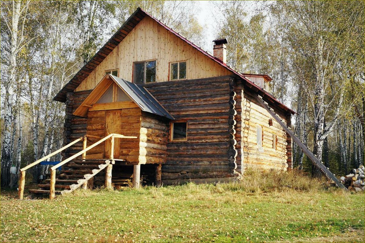 Аренда уютного домика для отдыха в живописной Омской области