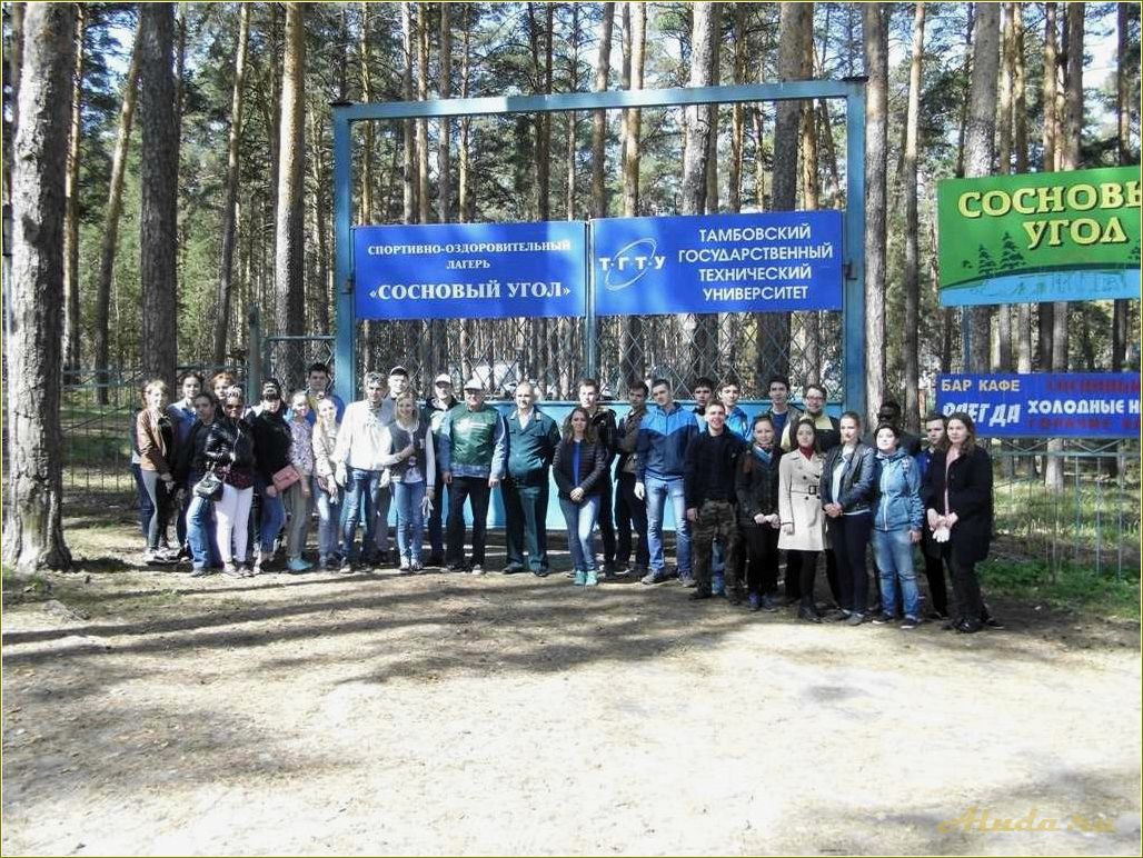Тамбовская область: сосновый угол база отдыха