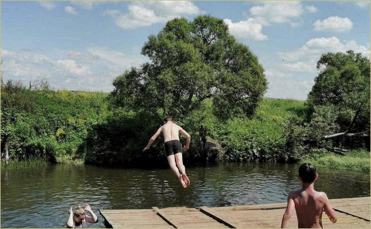 Тульская область: отдых у воды