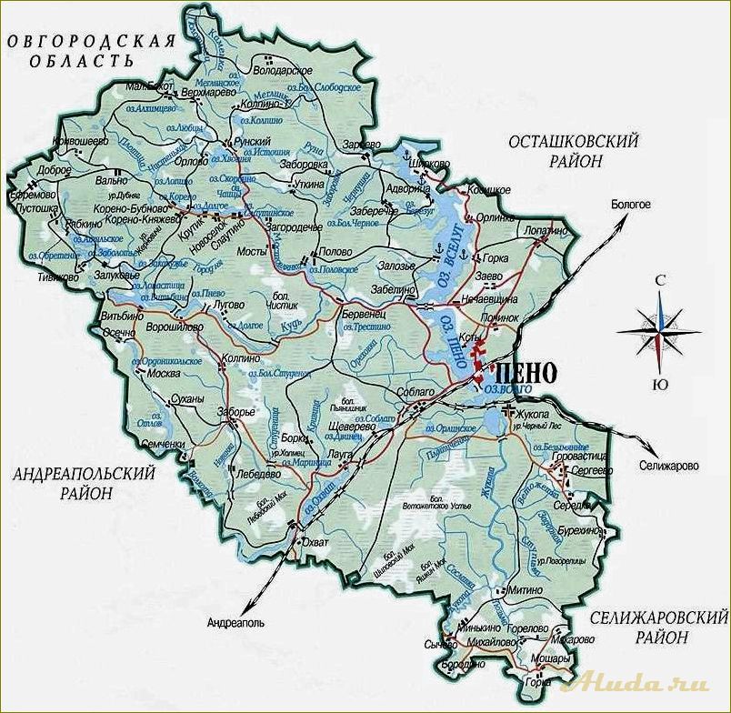Тверская область достопримечательности по районам