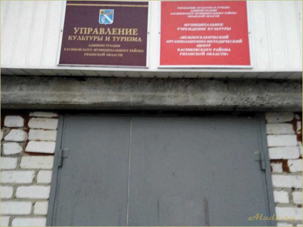 Развитие культурной и туристической индустрии в Рязанской области — стратегии, проблемы и перспективы