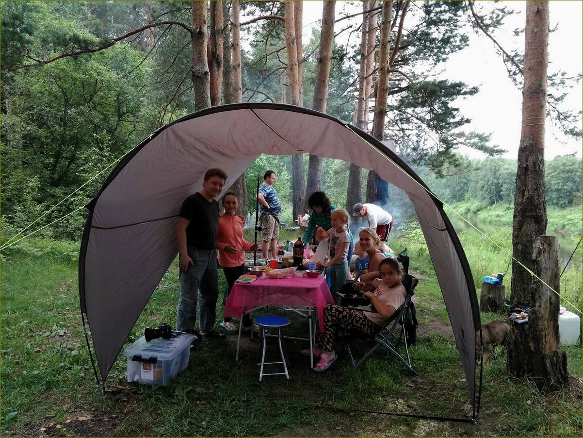 Красивые места Липецкой области для отдыха с палаткой — идеальное сочетание природы и комфорта