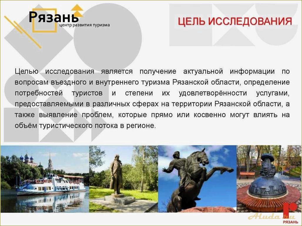 Стратегия развития туризма в Рязанской области — перспективы и приоритеты