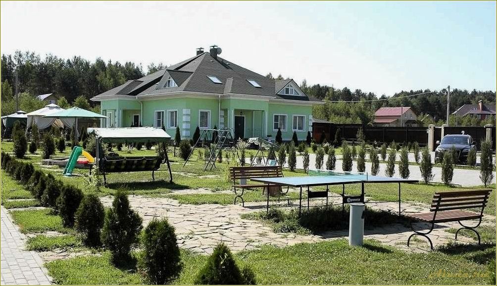 База отдыха в Тульской области: уникальный опыт отдыха в окружении природы